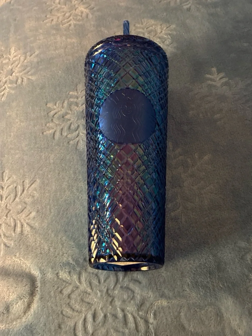 Iridescent Blue Travel Tumbler - Home Accents